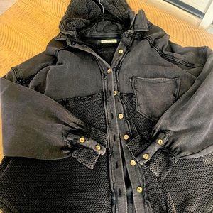 Free people ruby shacket with mesh
